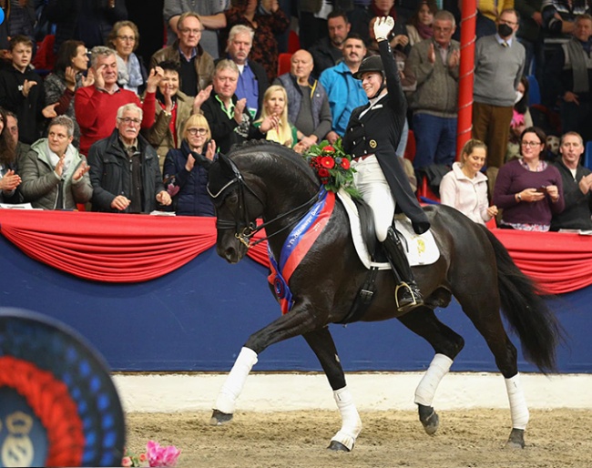 Lena Waldmann and Morricone at the VTV prize ceremony in Vechta :: Photo © Feldhaus