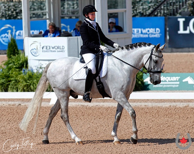 Winona Hartvikson and Ultimo at the 2018 World Equestrian Games in Tryon :: Photos ©