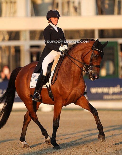 Emma Kanerva on Dambacu NL at the 2020 CDI Hagen :: Photo © Astrid Appels