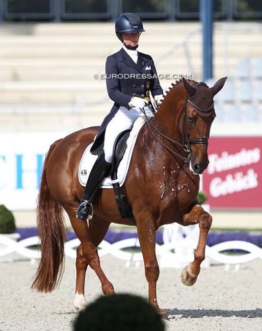 Fabienne Lutkemeier on Valesco at the 2021 CDIO Aachen :: Photo © Astrid Appels