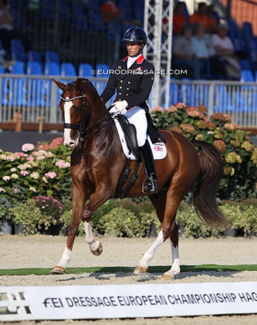 Alexander Harrison and Diamond Hill at the 2021 European Under 25 Championships in Hagen :: Photo © Astrid Appels