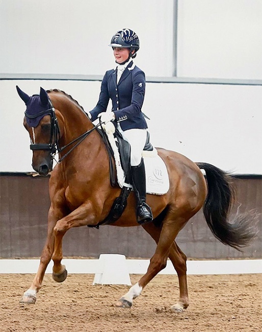 Chloe Hill and Headmore Delegate are a new combination on the British youth scene :: Photo © Kevin Sparrow