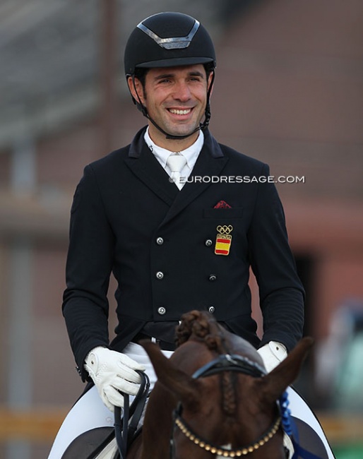 Severo Jurado Lopez at the 2021 CDI Grote Brogel in Belgium :: Photo © Astrid Appels