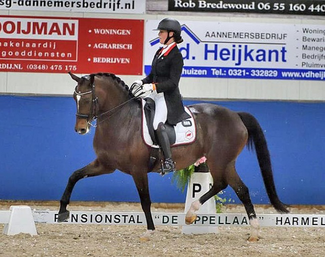 Thamar Zweistra and Floortje competing in October 2021 :: Photo courtesy Stable Hexagon