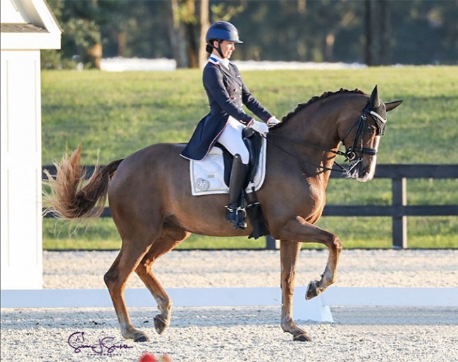 Jessica Howington and Cavalia at the 2021 CDI-W Ocala :: Photo © Sue Stickle