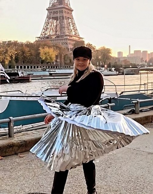 Liselott Marie Linsenhoff studying fashion at ESMOD in Paris :: Photo © private