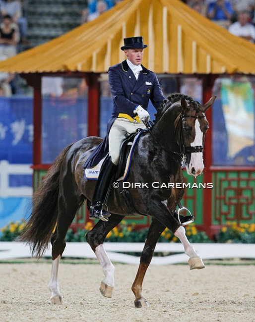 Jan Brink and Bjorsells Briar at th 2008 Olympic Games in Hong Kong :: Photo © Dirk Caremans