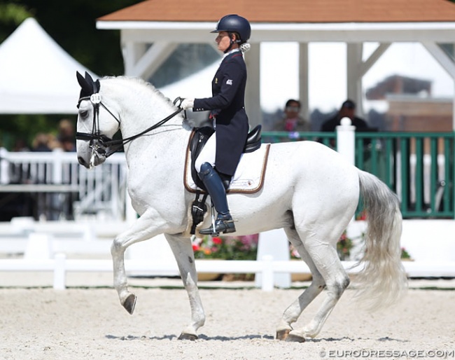Anne-Sophie Serre and Vistoso de Massa at the 2018 CDIO Compiegne :: Photo © Astrid Appels