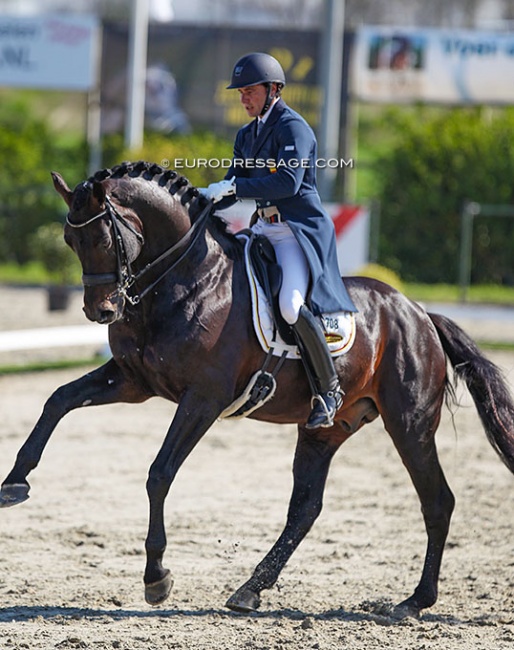 Jordi domingo Coll and Dolman at the 2019 CDI Nieuw en St. Joosland :: Photo © Astrid Appels