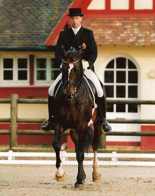Johan Zagers and Mio d'Baugy at the 2001 CDI Le Touquet :: Photo © private