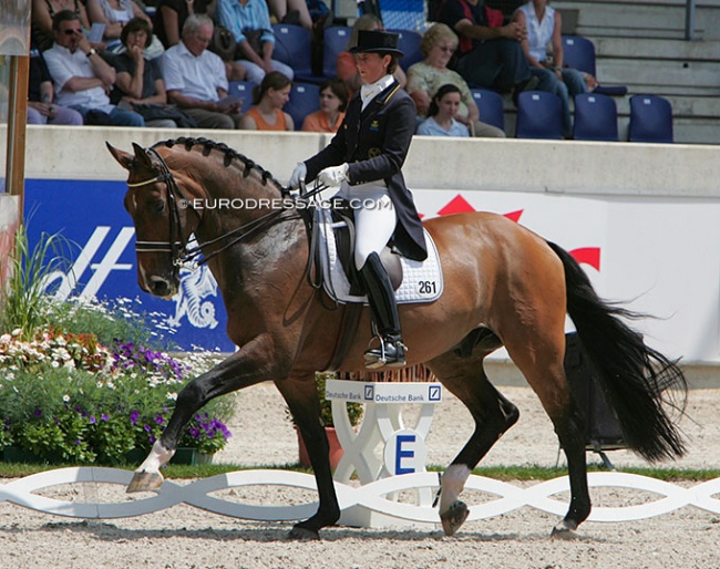 Tinne Vilhelmson-Silfven and Solos Carex at the 2009 CDIO Aachen :: Photo © Astrid Appels
