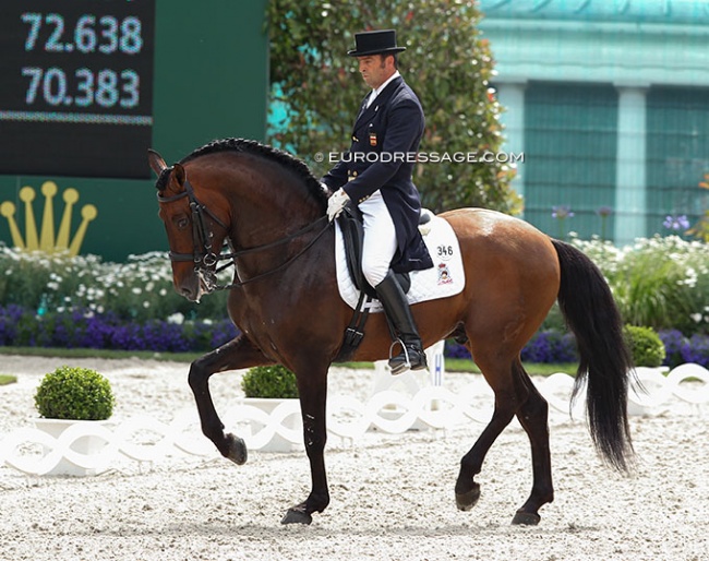 Ignacio Rambla and Fogonero XI at the 2012 CDIO Aachen :: Photo © Astrid Appels