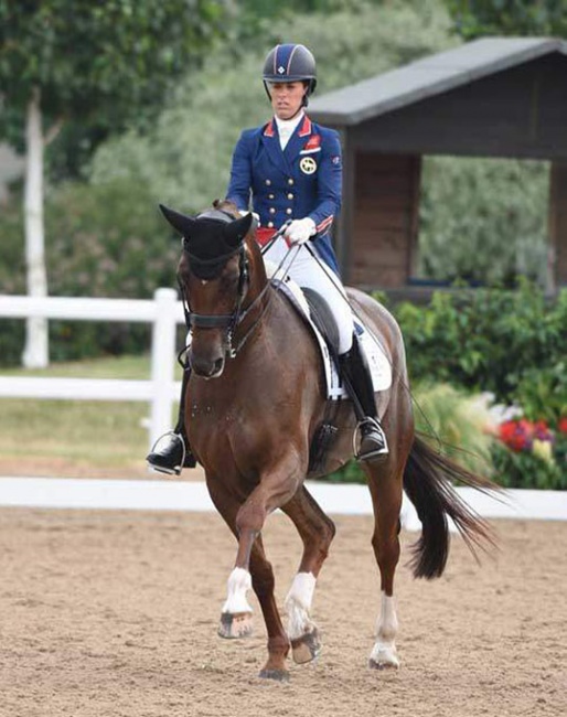 Charlotte Dujardin on Brioso at the 2018 CDN Hartpury :: Photo © Kevin Sparrow