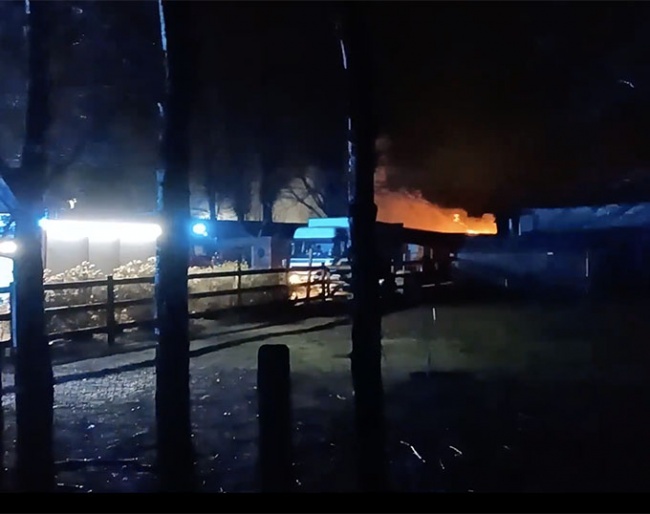 Fire at De Kempenhoeve 