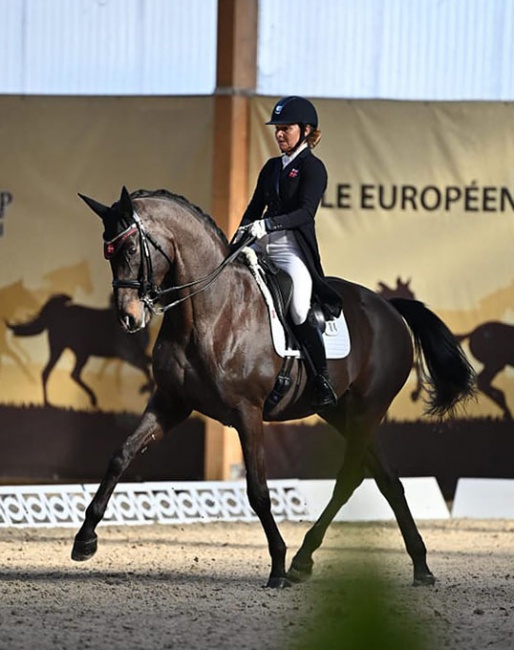 Anne Troensegaard and Kipling at the 2022 CDI Le Mans :: Photo © Les Garennes