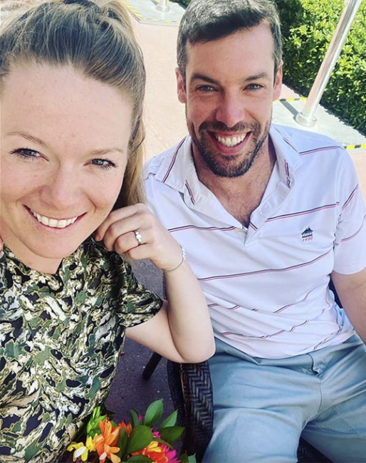 Lindsay Kellock and Drew Duckworth got engaged!