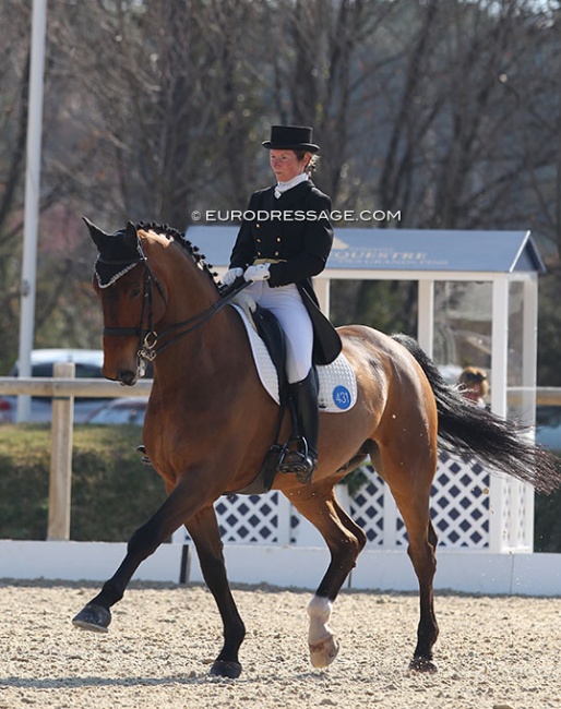 Laure Clementine Simonnet on Danny Wild RR at the 2012 CDI Vidauban :: Photo © Astrid Appels