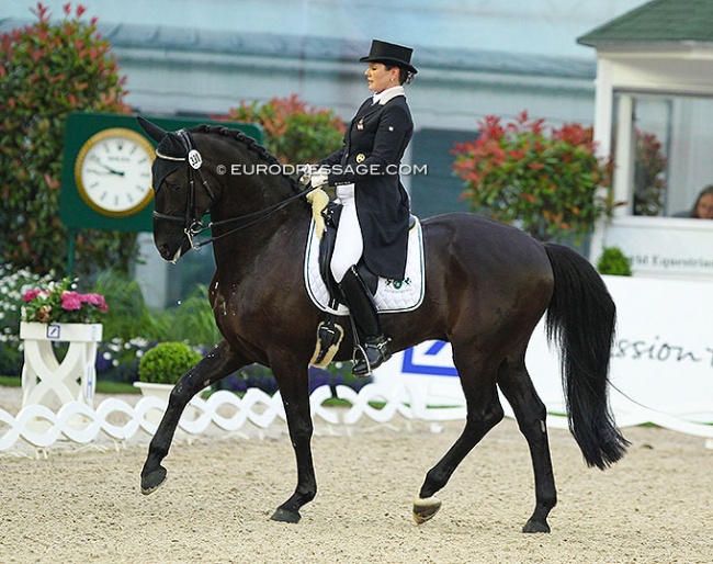 Andrea John and Esperanto at the 2013 CDIO Aachen :: Photo © Astrid Appels