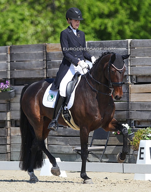 Sandra Dahlin and Ichi at the 2019 CDI Sint-Truiden :: Photo © Astrid Appels