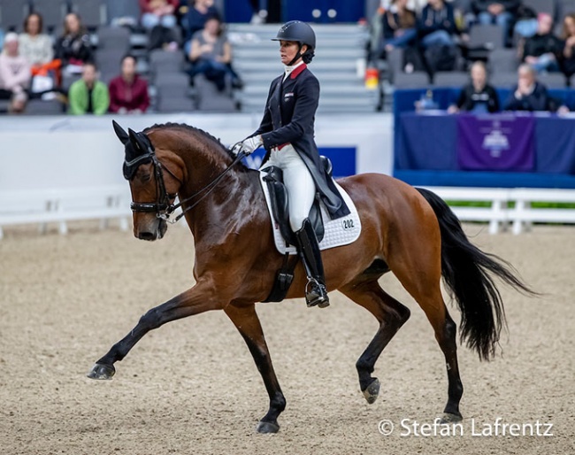 Yvonne Losos de Muniz and Aquamarijn at the 2019 World Cup Finals in Gothenburg :: Photo © Stefan Lafrentz