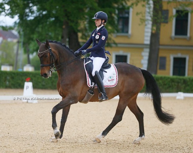 Valentina Strobl and Cypria F at a national show in Stadl Paura in 2021 :: Photo © Petra Kerschbaum