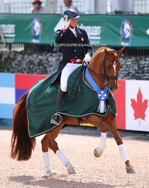 Jan Ebeling and Bellena at the 2022 Palm Beach Derby :: Photo © Astrid Appels