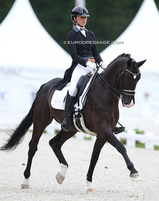 Maeva Hoang and Blacktime at the 2017 CDIO Compiègne :: Photo © Astrid Appels