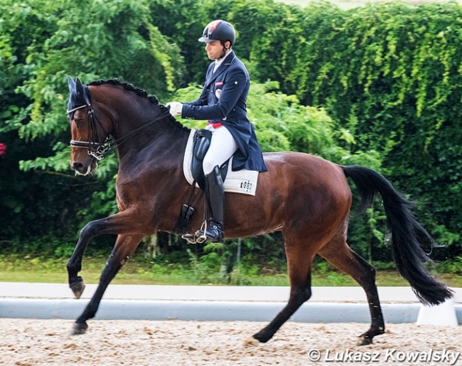 Christian Schumach and Cara Mia RCF at the 2018 CDI Achleiten :: Photo © Lukasz Kowakski