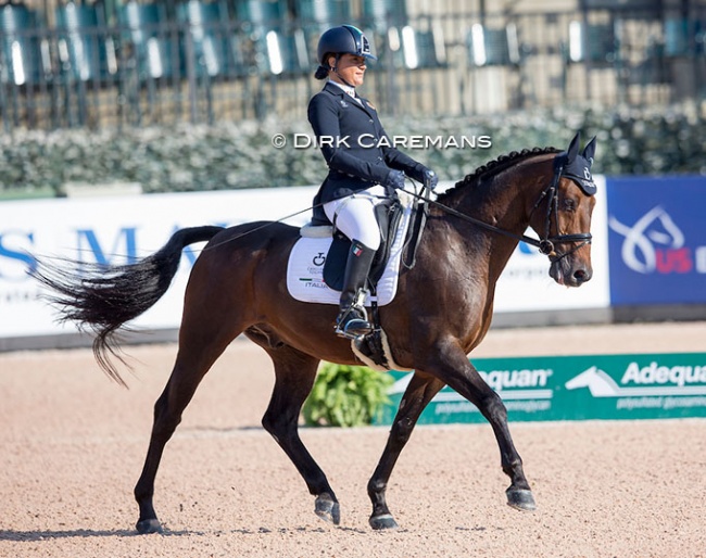 Francesca Salvade and Muggel at the 2018 World Equestrian Games in Tryon :: Photo © Hippofoto