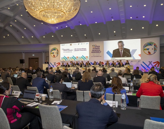 The 2021 FEI General Assembly took place in Antwerp :: Photo © Dirk Caremans