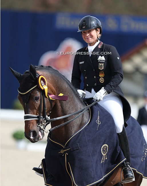 Isabell Werth and Quantaz at the 2022 CDI Hagen :: Photo © Astrid Appels