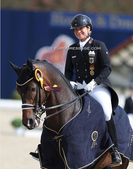 Isabell Werth and Quantaz at the 2022 CDI Hagen :: Photo © Astrid Appels