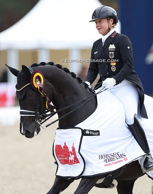 Isabell Werth and Superb at the 2022 CDI Hagen :: Photo © Astrid Appels