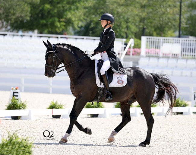 Lillie Keenan and Ferrar at the 2022 CDI Ocala :: Photo © Q2 Photography