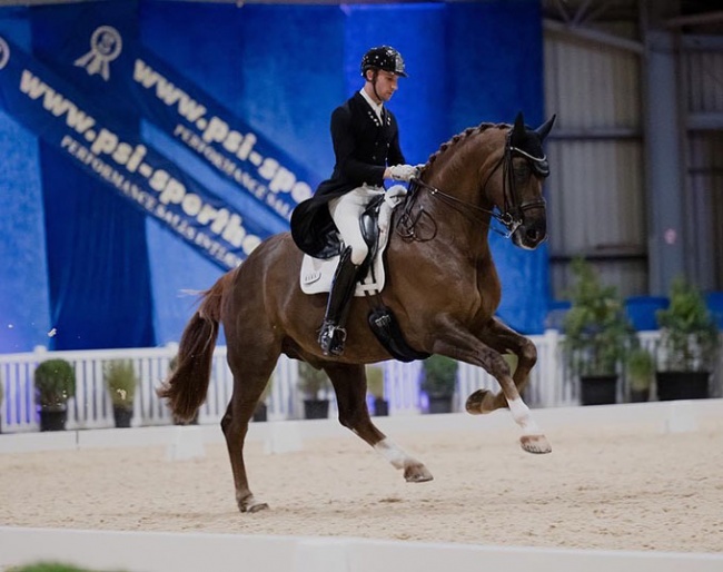 Jayden Brown and Willinga Park's Quincy B (by Quaterback x Desperados) at the 2022 CDI-W Werribee :: Photo © Click Capture Photography