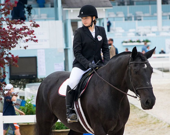 A Thorncroft rider competing at Devon :: Photo © Thorncroft Therapeutic