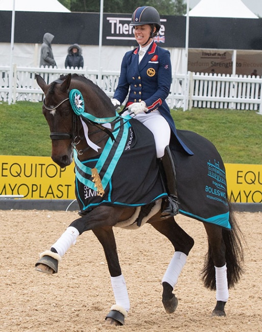 Charlotte Dujardin and Erlentanz won the 2019 CDI Bolesworth big tour