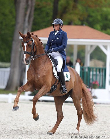 Nicole Favereau and Ginsengue at the 2019 CDIO Compiegne :: Photo © Astrid Appels