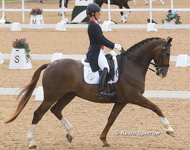 Charlotte Dujardin and Imhotep :: Photo © Kevin Sparrow