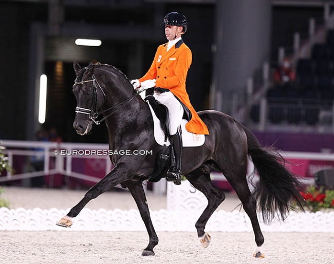 Hans Peter Minderhoud and Dream Boy at the 2021 Olympic Games in Tokyo :: Photo © Astrid Appels