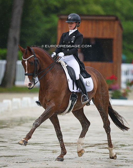 Melissa Galloway and Windermere J'Obei W at the 2022 CDIO Compiegne :: Photo © Astrid Appels