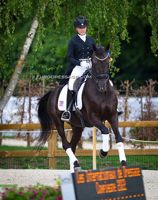Mackenzie Peer and Ansgar at the 2022 CDIO Compiegne :: Photo © Astrid Appels