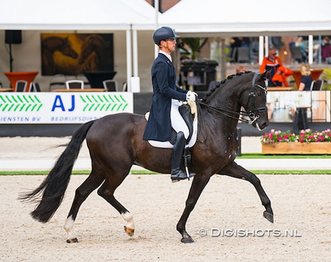 Marten Luiten and Killer at the 2022 Dutch Dressage Championships in Ermelo :: Photo © Digishots