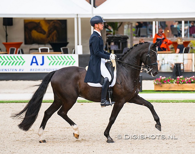 Marten Luiten and Killer at the 2022 Dutch Dressage Championships in Ermelo :: Photo © Digishots