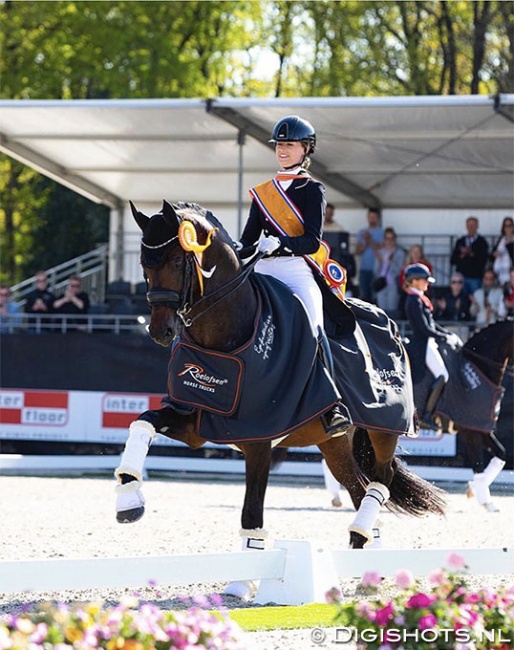 Dinja van Liere and Hermes are the 2022 Dutch Grand Prix Champions :: Photo © Digishots