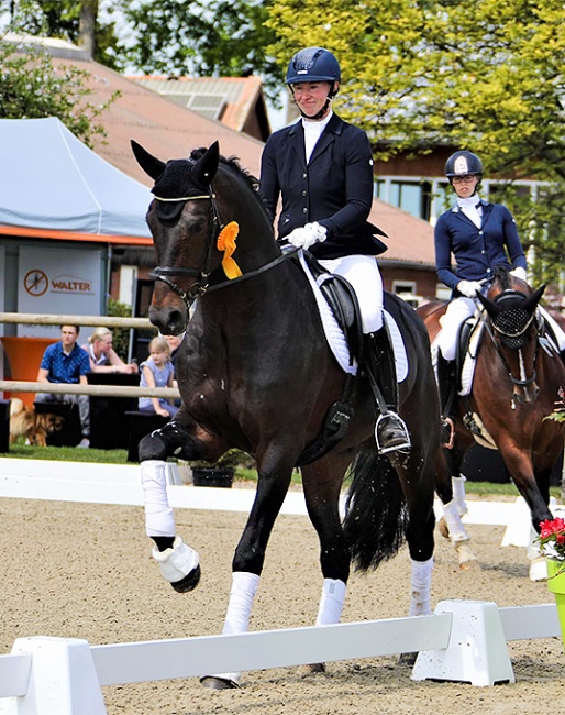 Nicole Wego-Engelmeyer and Fabuleux Coeur at the 2022 Holtkamp Dressage Days :: Photo © Holtkamp