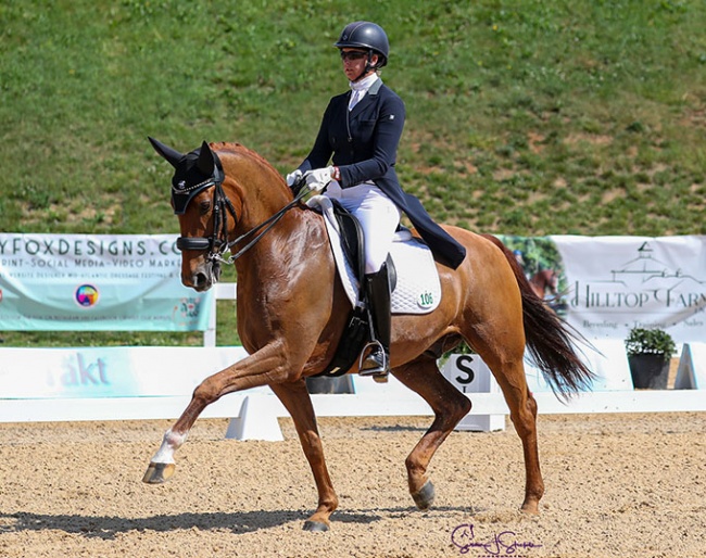 Silva Martin and Esperanto at the 2022 CDI Lexington :: Photo © Sue Stickle
