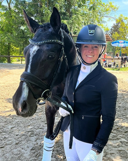 Katharina Hemmer and Special Gold PCH at the 2022 CDN Vöhl :: Photo © private