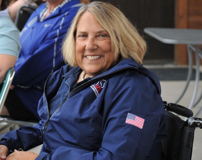 Hope Hand at the 2019 US Equestrian Para-Equestrian Dressage National Championships in Tryon, NC :: Photo © Lindsay Y. McCall