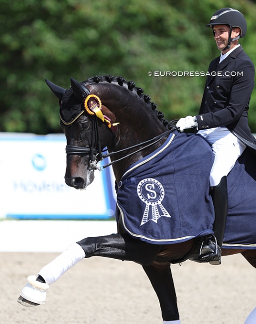 Andreas Helgstrand and Jovian win the 2022 Aachen Dressage Days' Grand Prix on Monday 13 June 2022 :: Photo © Astrid Appels